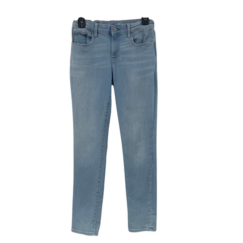 Gap Denim Light Wash Super Skinny Jean Girls 16